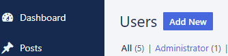 [[Screenshot showing Add New menu]]