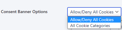 [[Screenshot of consent banner options]]