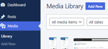 [[Screenshot of the Add new button]]