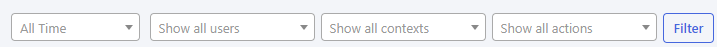 [[Screenshot showing the filter options]]