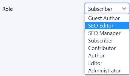 [[Screenshot of roles dropdown]]